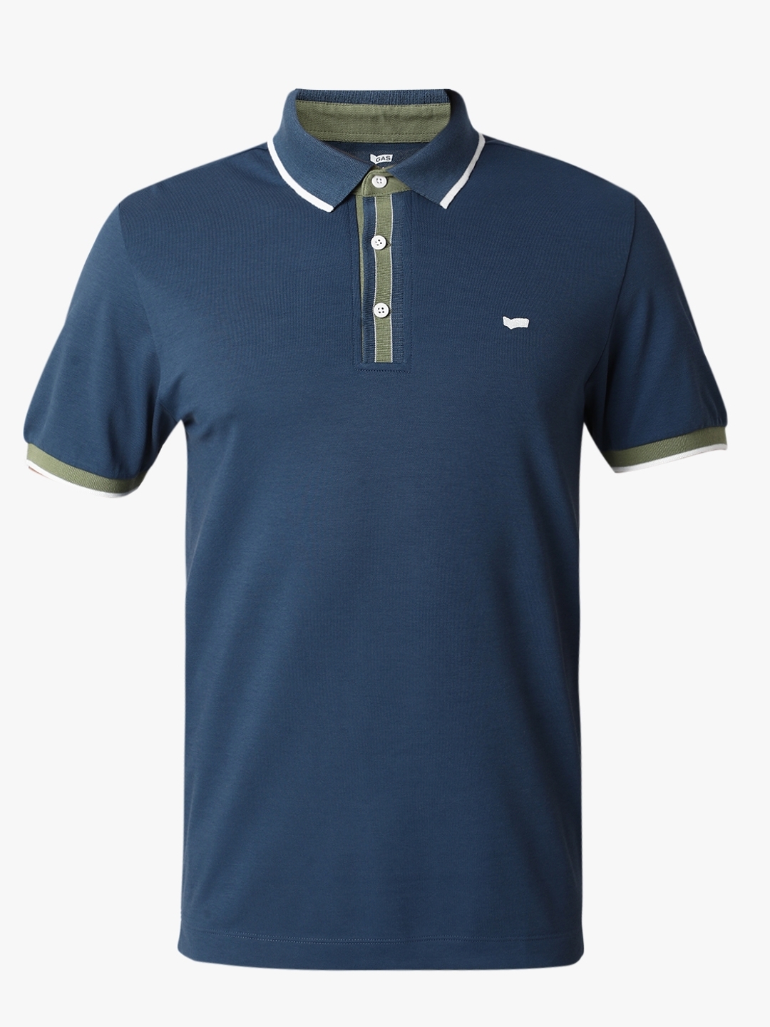 Regular Fit Short Sleeve Solid Cotton Lycra Polo T-Shirt