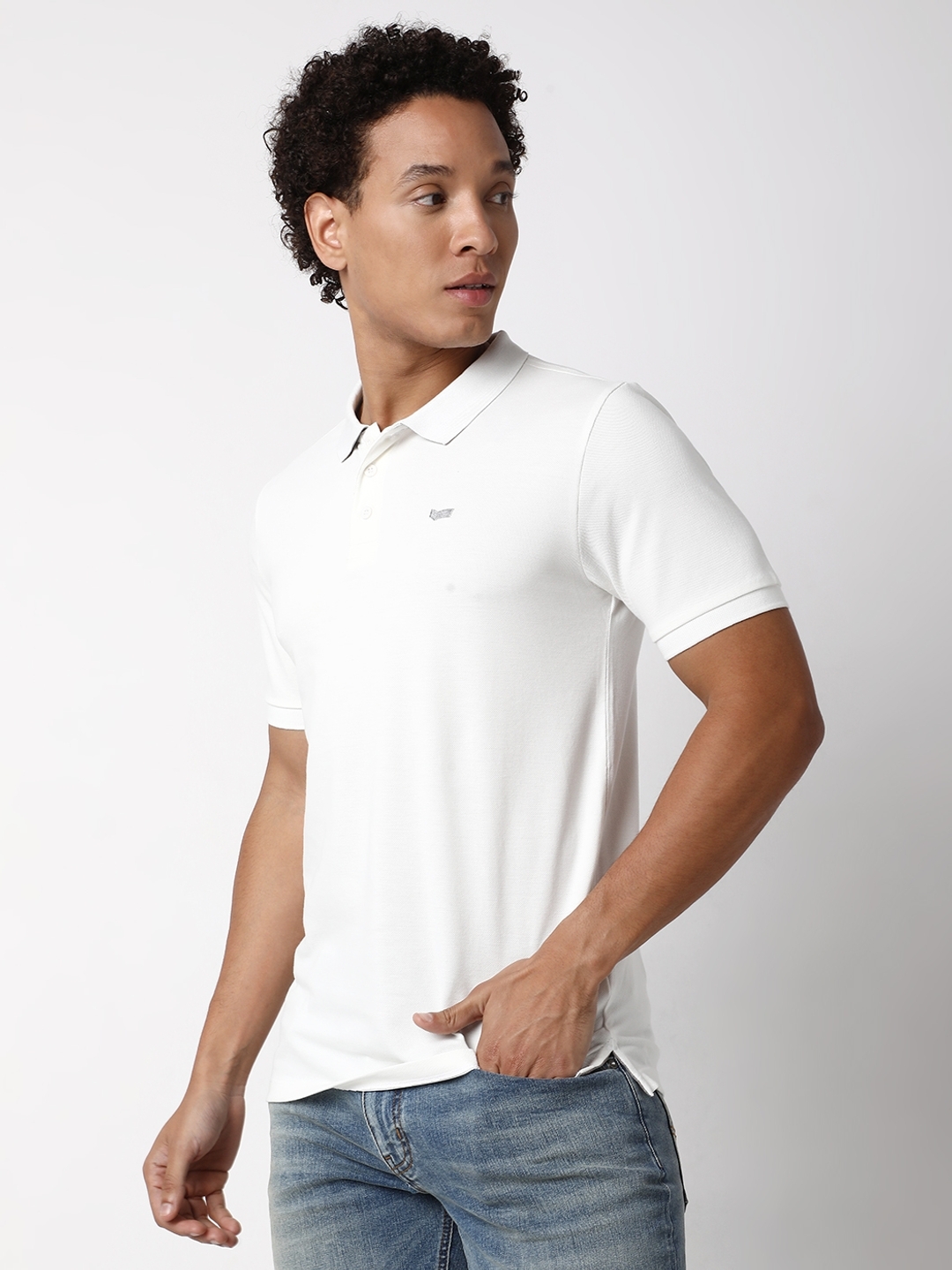 Regular Fit Half Sleeve Solid Cotton Polo T-Shirt