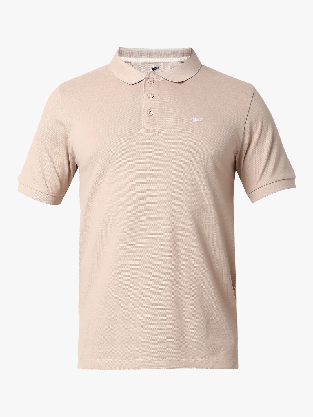 Regular Fit Half Sleeve Solid Cotton Polo T-Shirt