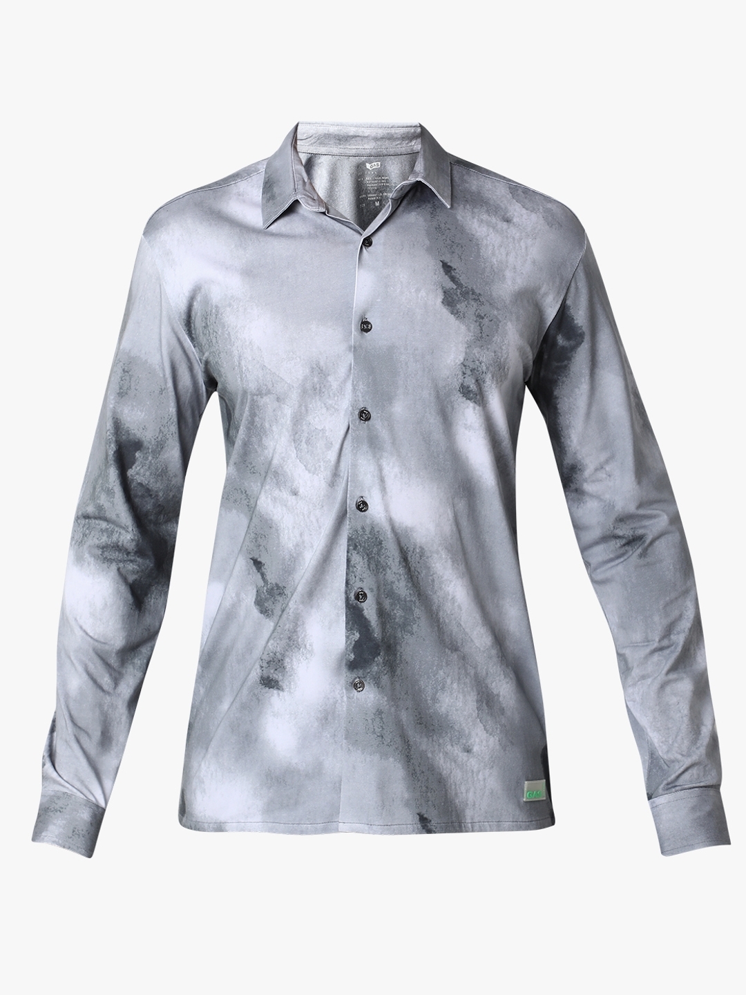 Regular Fit Full-Length Graphic Cotton Lycra Shirts