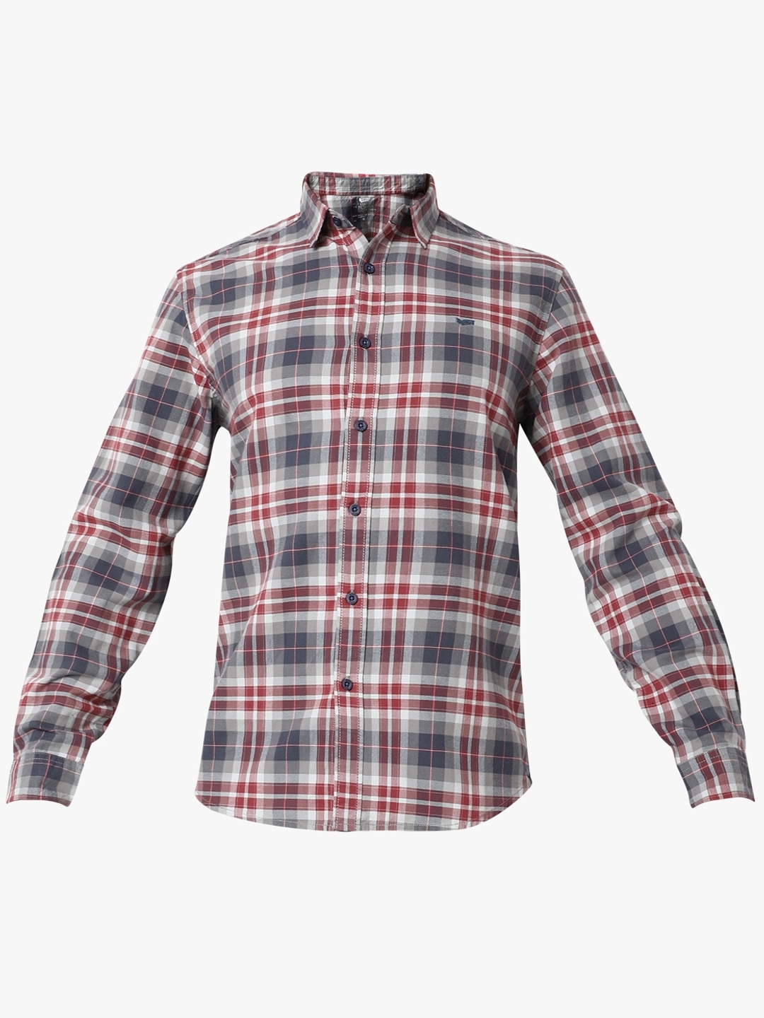 Regular Fit Full Sleeve Checkered Cotton Shirts