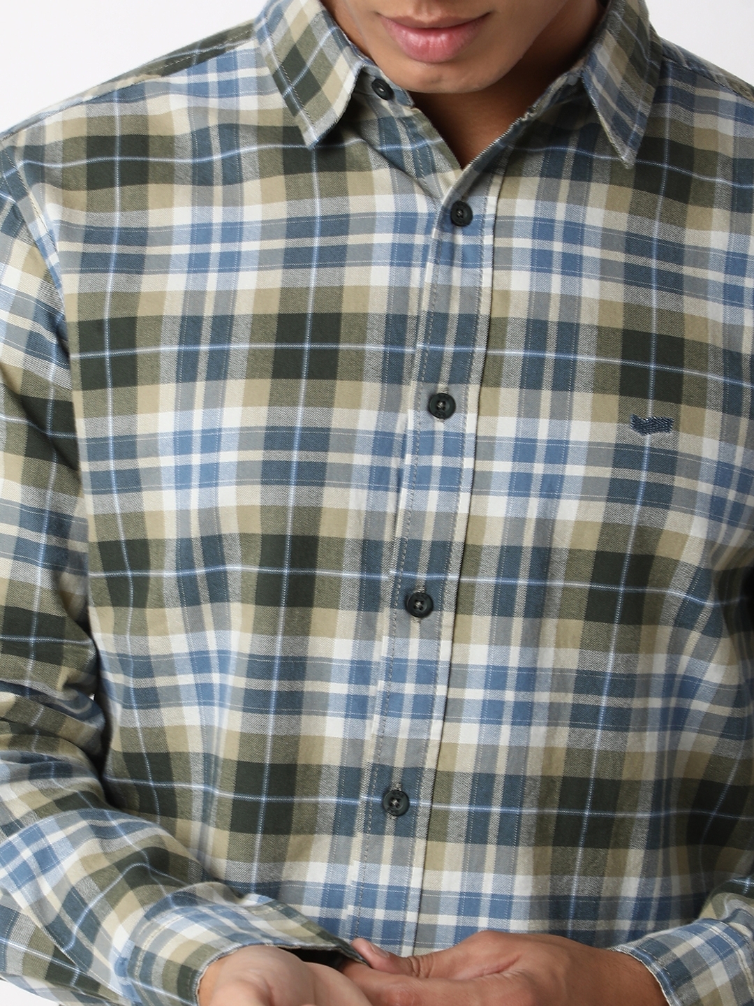 Regular Fit Full Sleeve Checkered Cotton Shirts