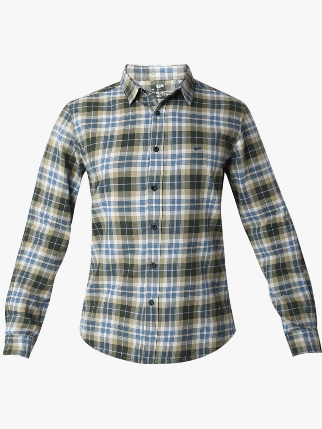 Regular Fit Full Sleeve Checkered Cotton Shirts