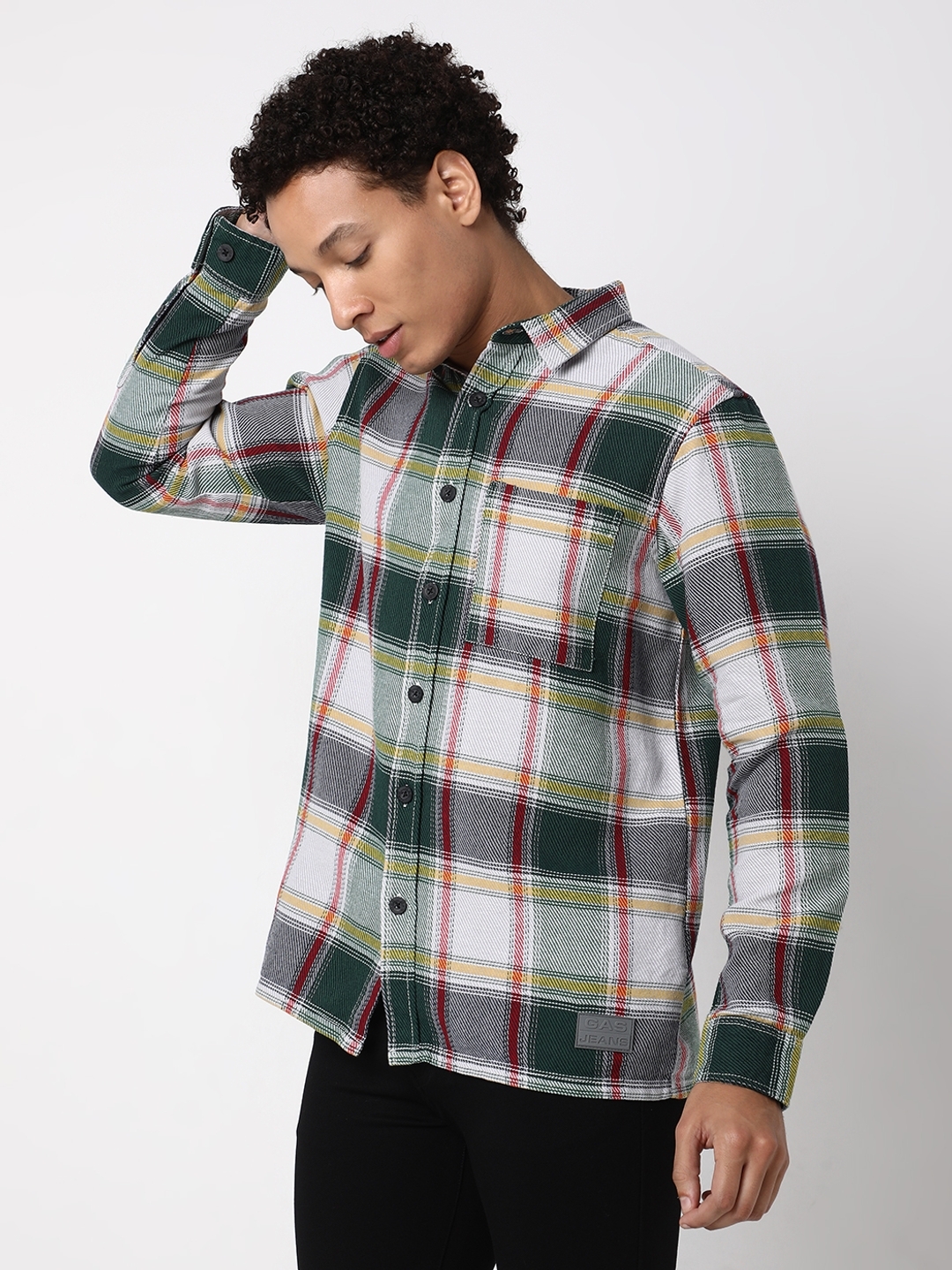 Regular Fit Full Sleeve Checkered Cotton Shirts