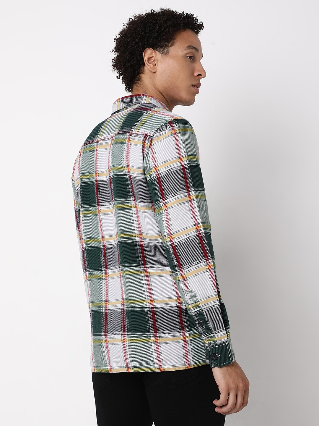 Regular Fit Full Sleeve Checkered Cotton Shirts