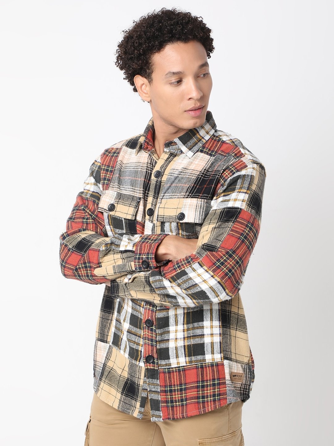 Shacket Full Sleeve Checkered Cotton Shirts