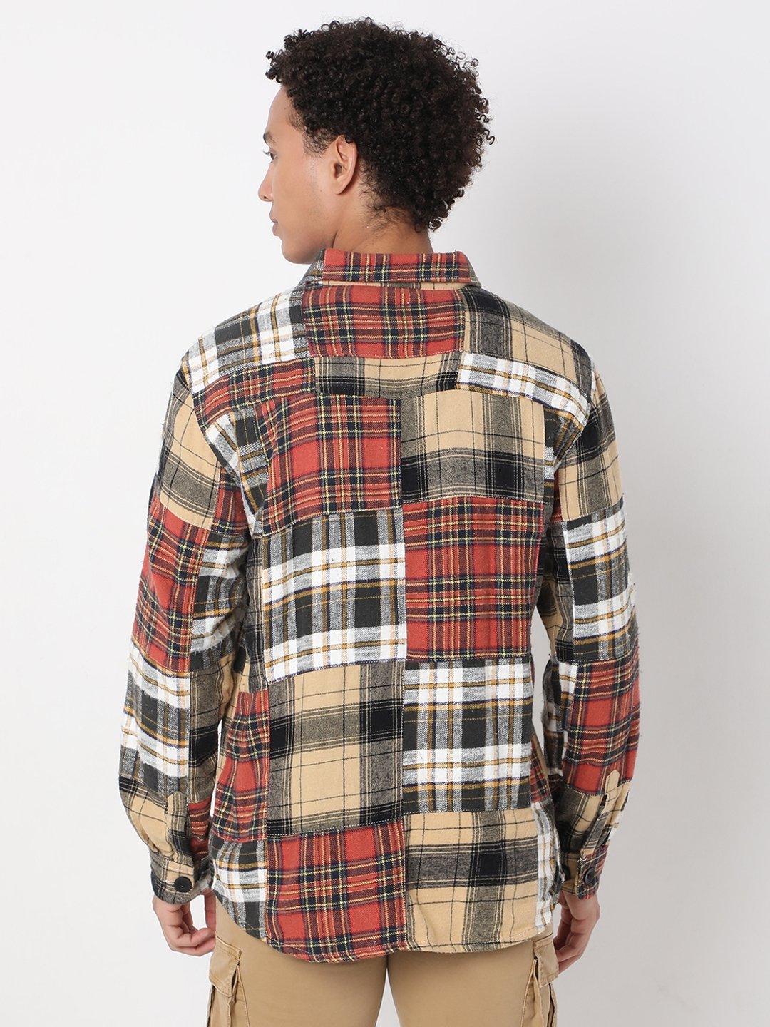 Shacket Full Sleeve Checkered Cotton Shirts