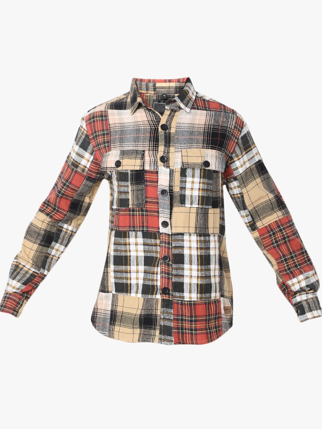 Shacket Full Sleeve Checkered Cotton Shirts