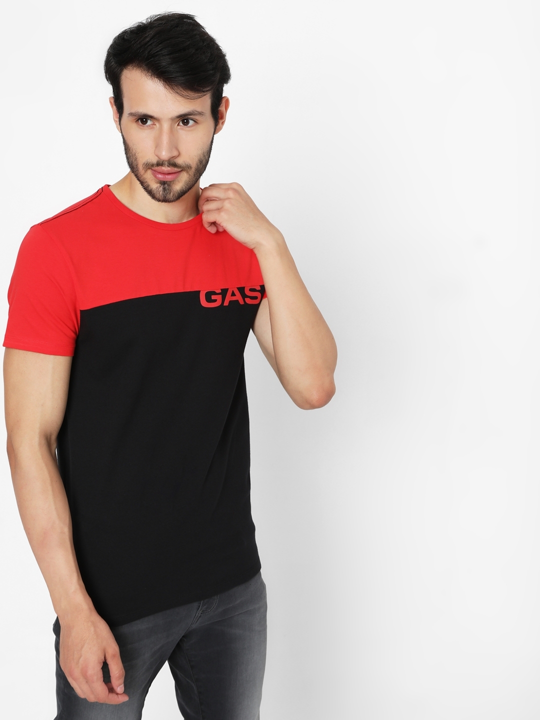 Scuba Logo Cut Slim Fit Crew-Neck T-shirt