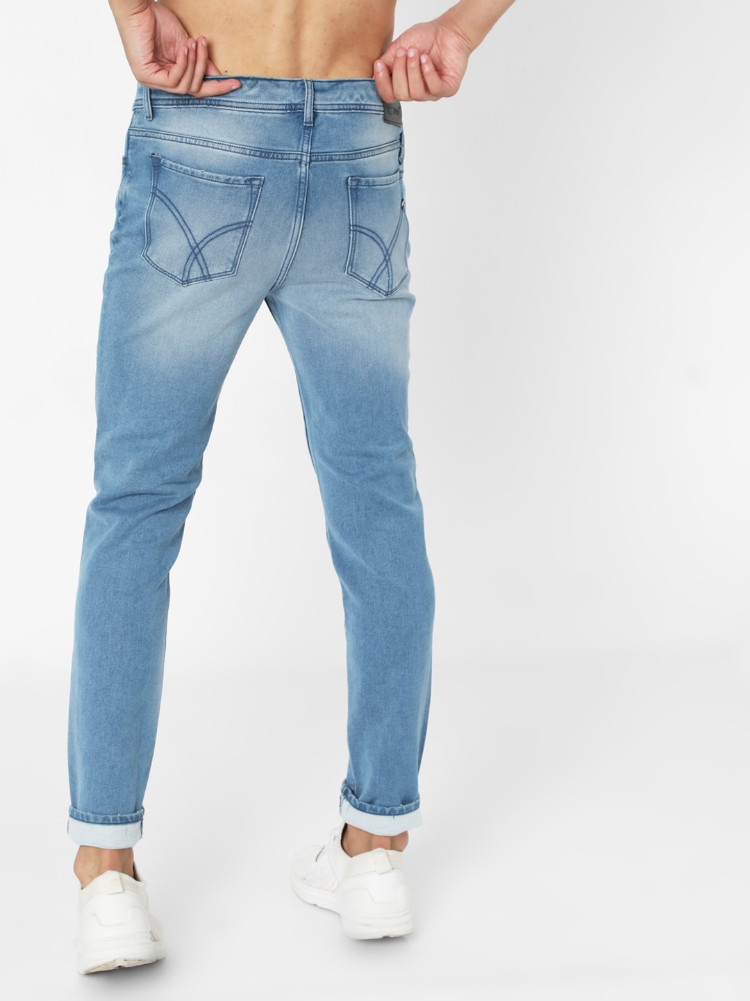 Men's Sax Zip In Skinny Fit Jeans