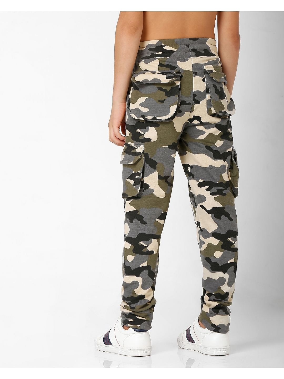 Boy's Archer Jr Camo IN Slim Fit Trackpants