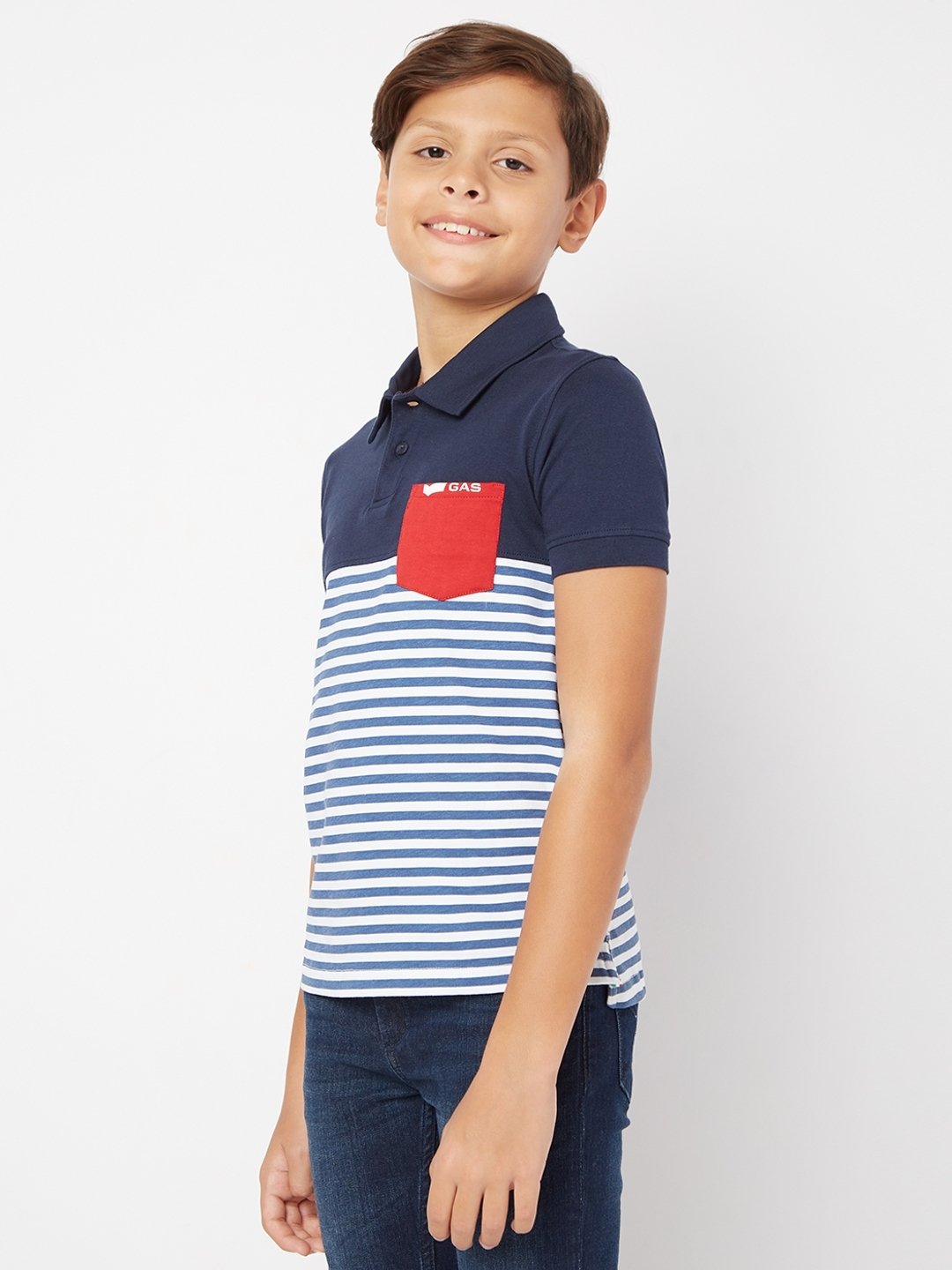 Striped Polo T-Shirt