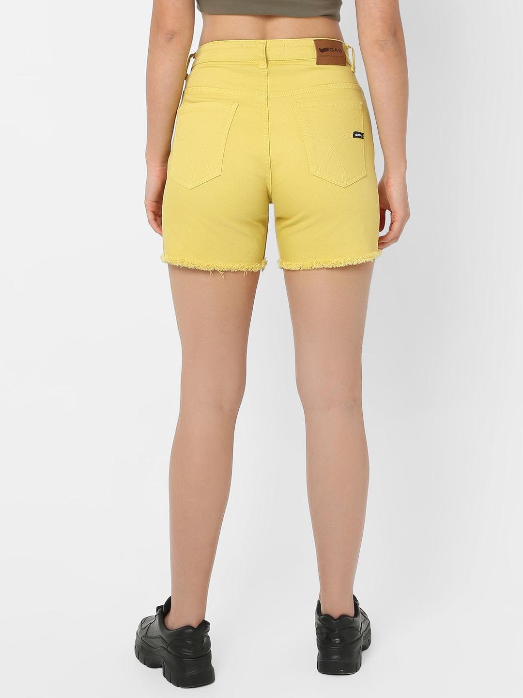 Solid Straight Fit Bermudas