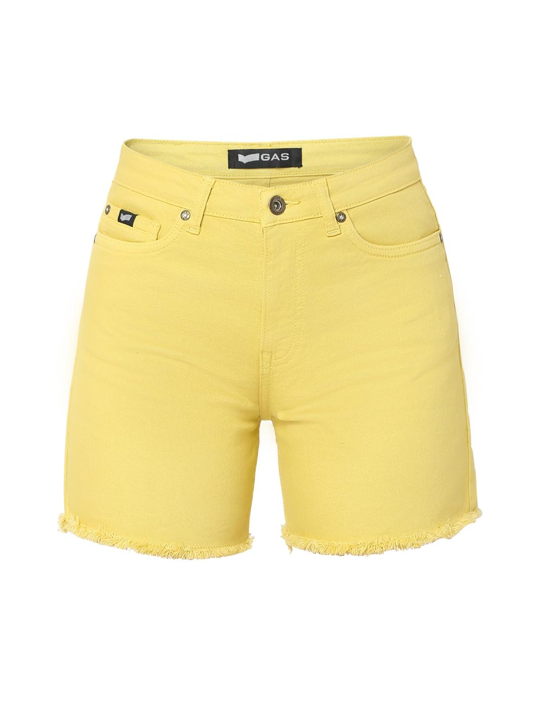 Solid Straight Fit Bermudas