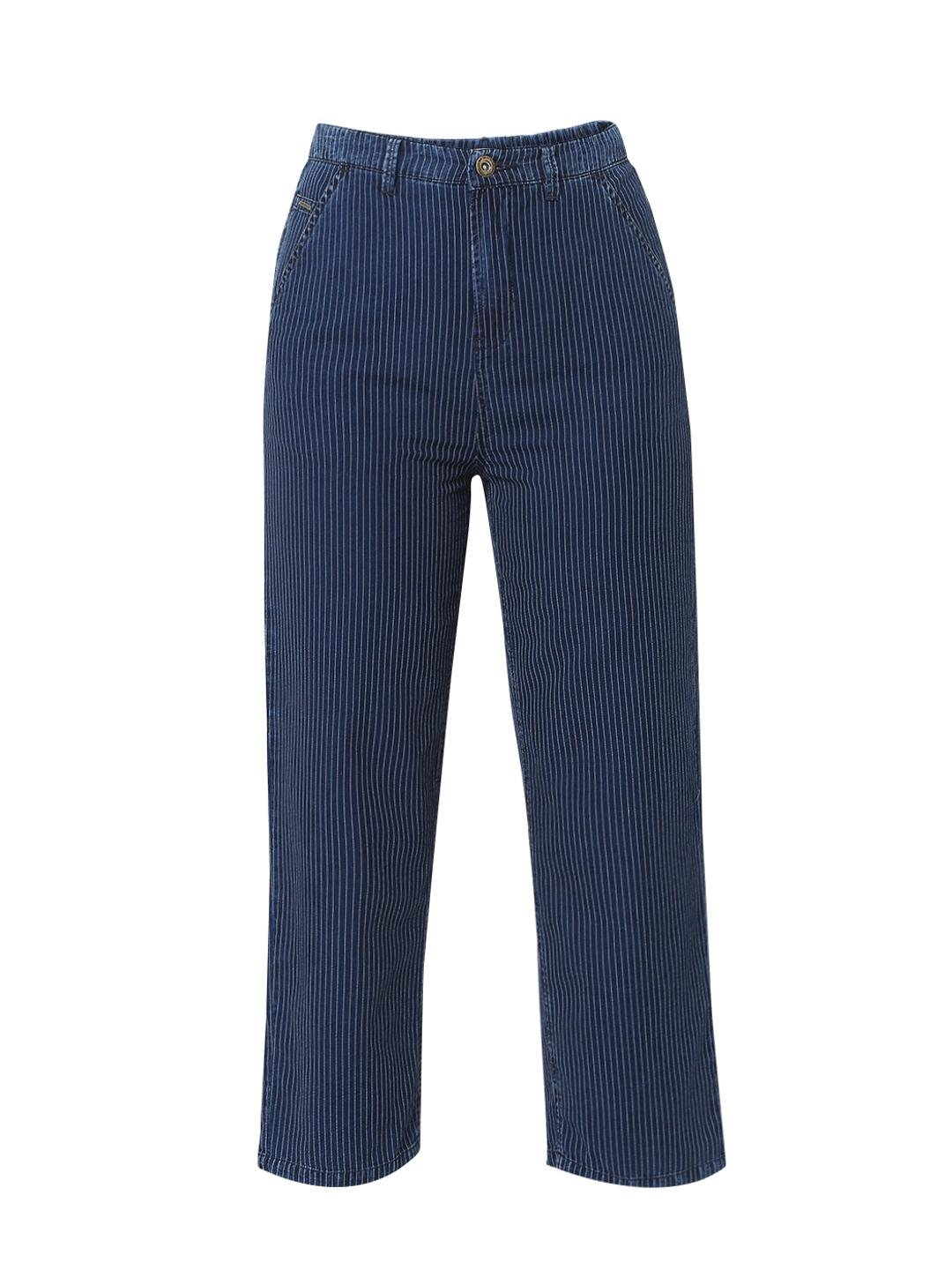 Solid Straight Fit Trouser