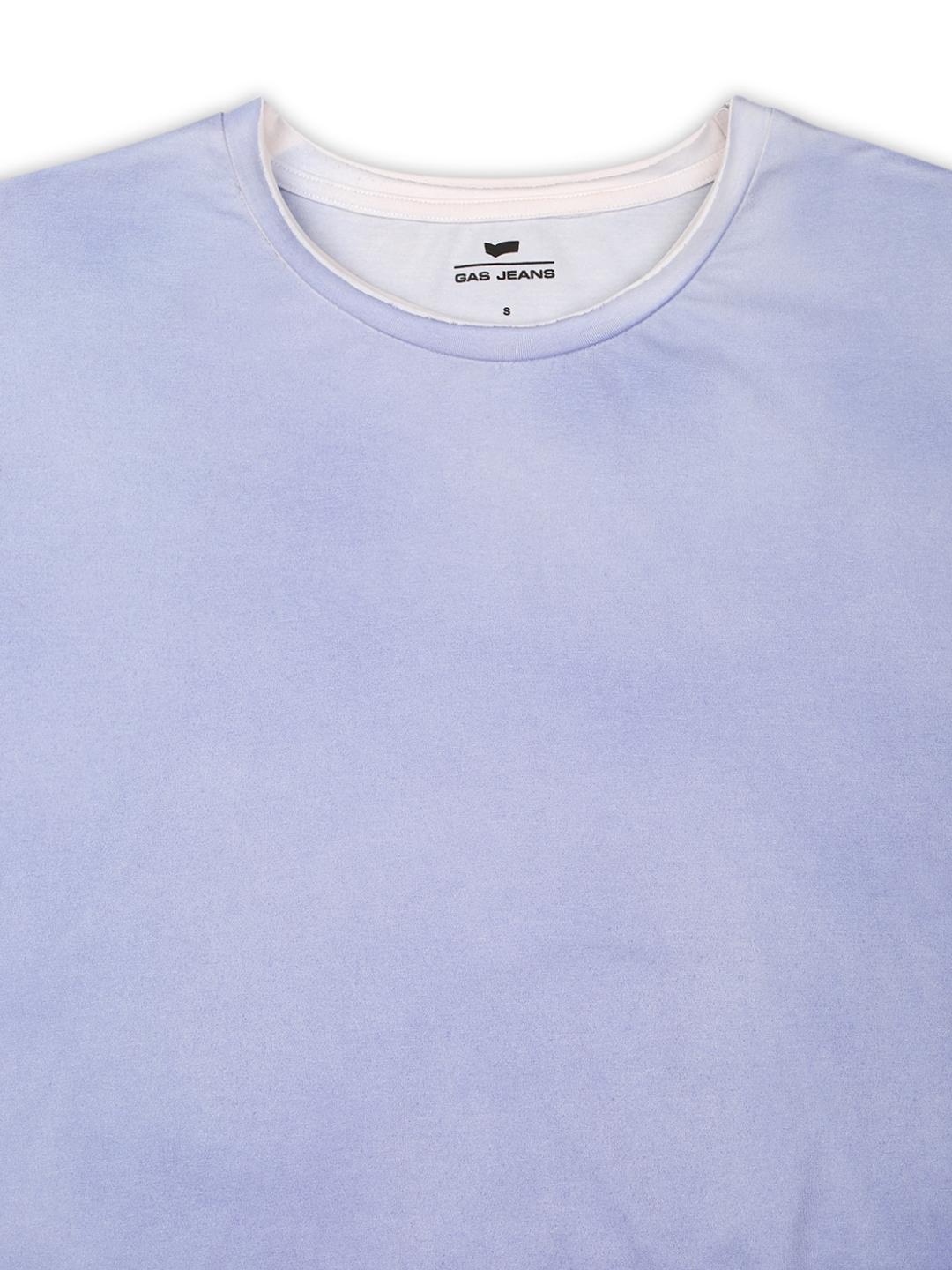 Oversized Round Neck Lavender T-Shirt