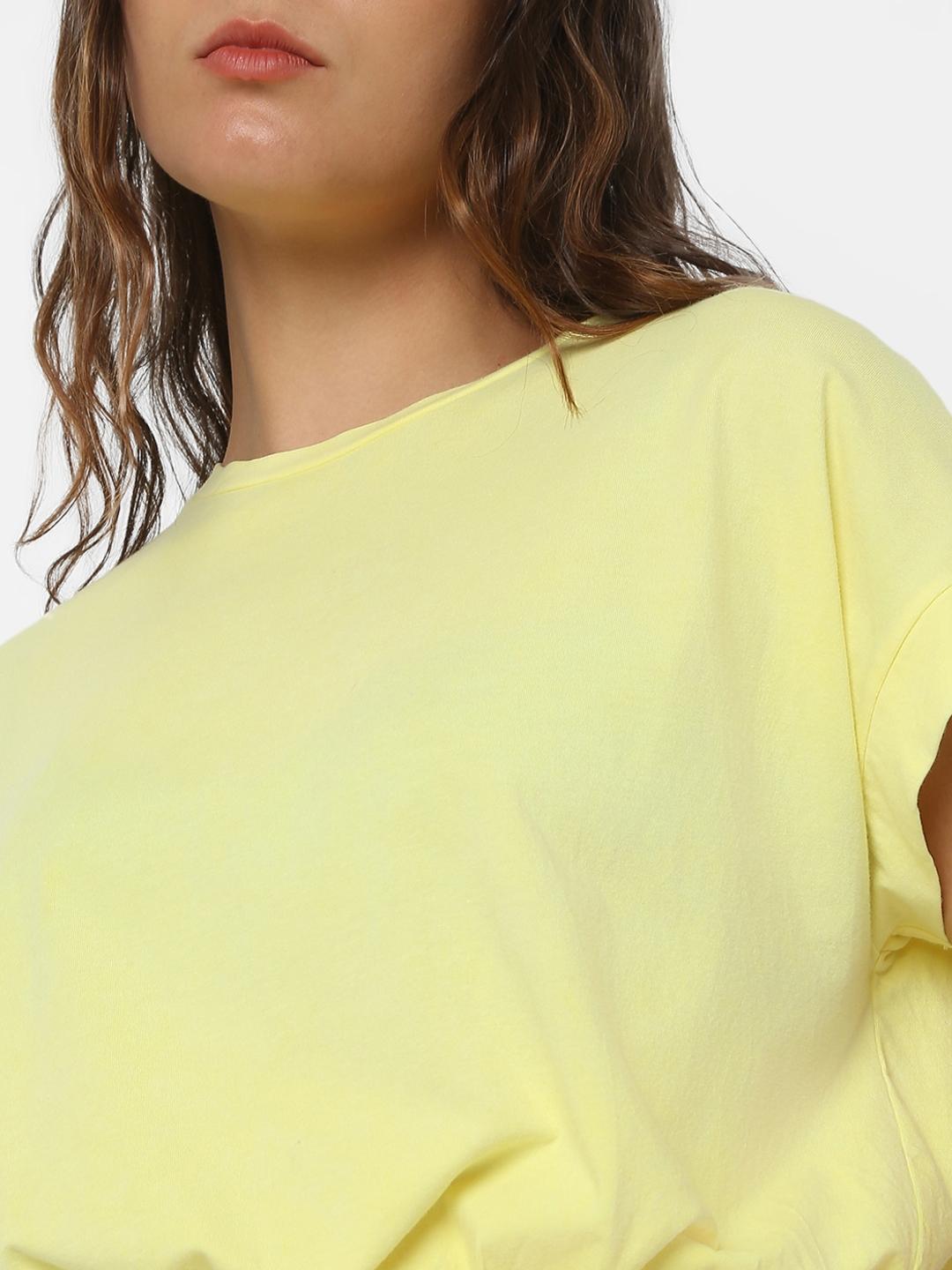 Boxy Fit Round Neck T-Shirt