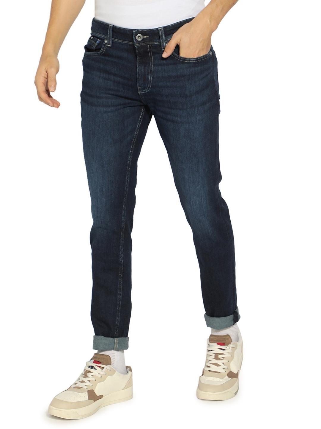 Skinny Fit Zippered Fly Denim