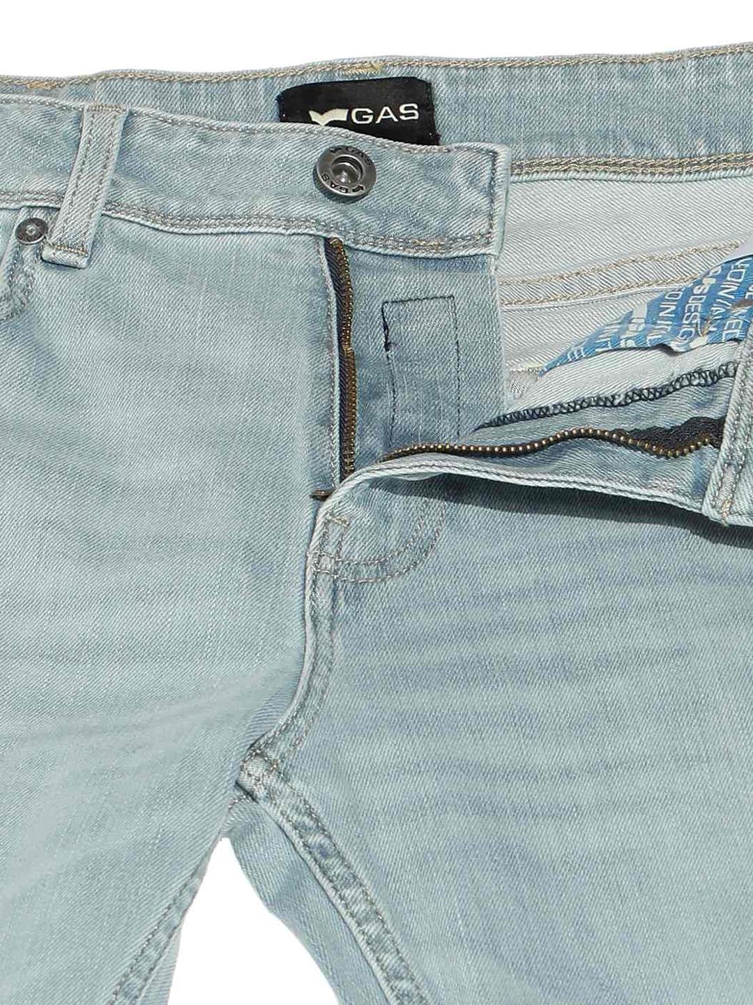 Skinny Fit Zippered Fly Denim