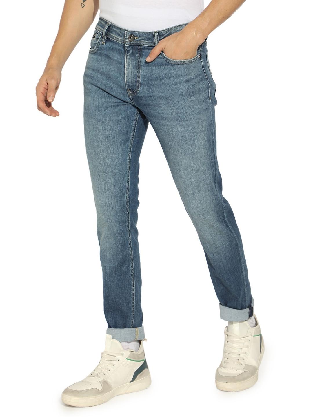 Skinny Fit Zippered Fly Denim