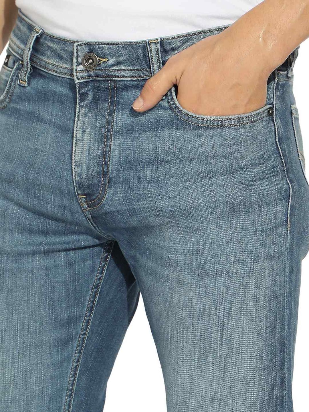 Skinny Fit Zippered Fly Denim