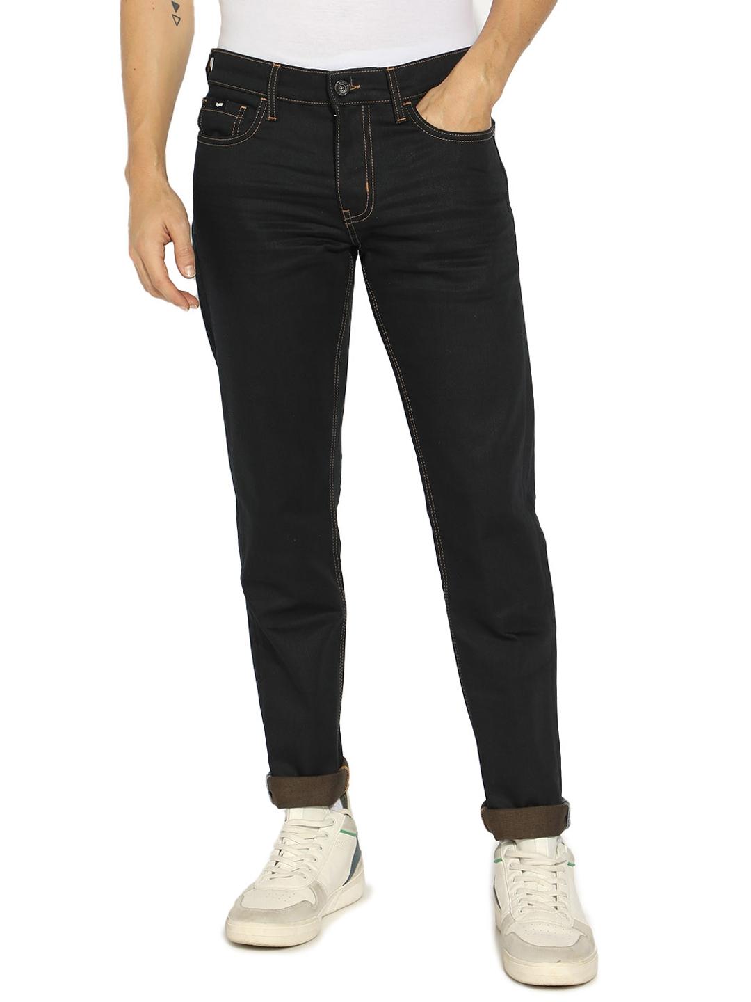 Relaxed Slim Fit Zippered Fly Denim