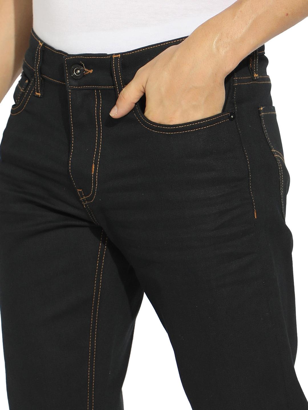 Relaxed Slim Fit Zippered Fly Denim