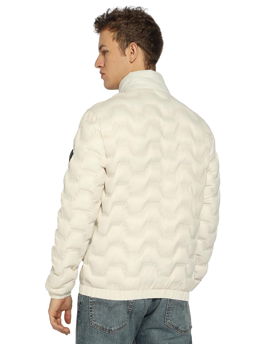 Winter Jacket with Elevated Padding Detailing