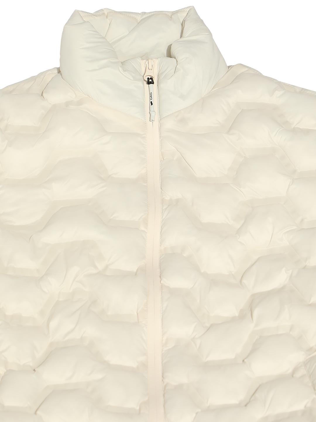 Winter Jacket with Elevated Padding Detailing