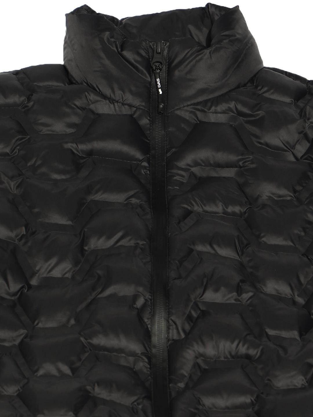 Winter Jacket with Elevated Padding Detailing