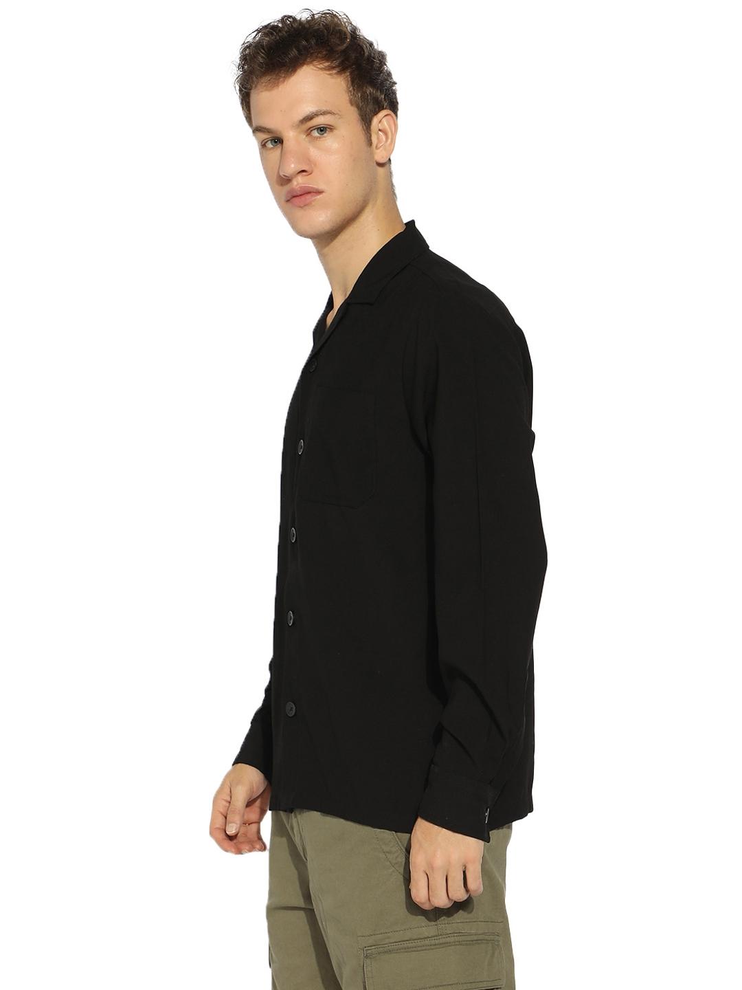 Classic Regular Fit Single Pocket Solid Shirt