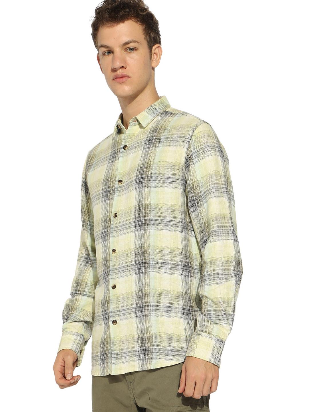 Checked Regular Fit Shirt with Classic Collar