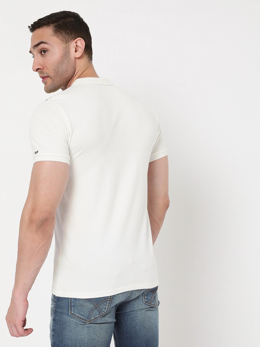 Printed Slim Fit Polo T-shirt