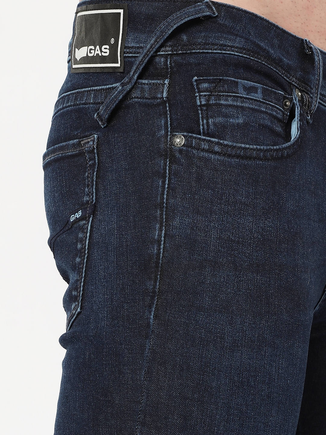 Men's Sax Zip Skinny Fit Jeans