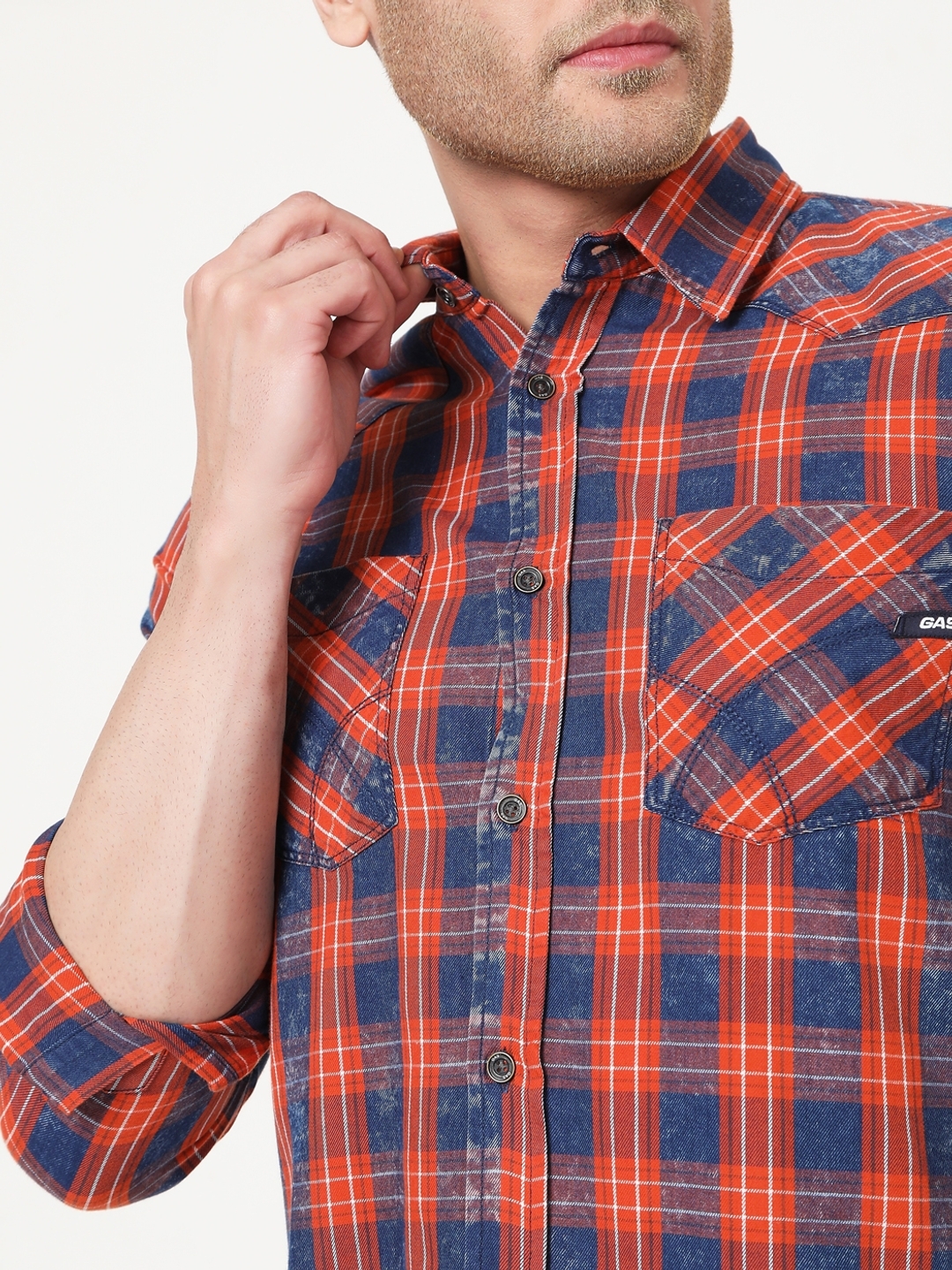 Kant WO. F. Checked Slim Fit Cotton Shirt