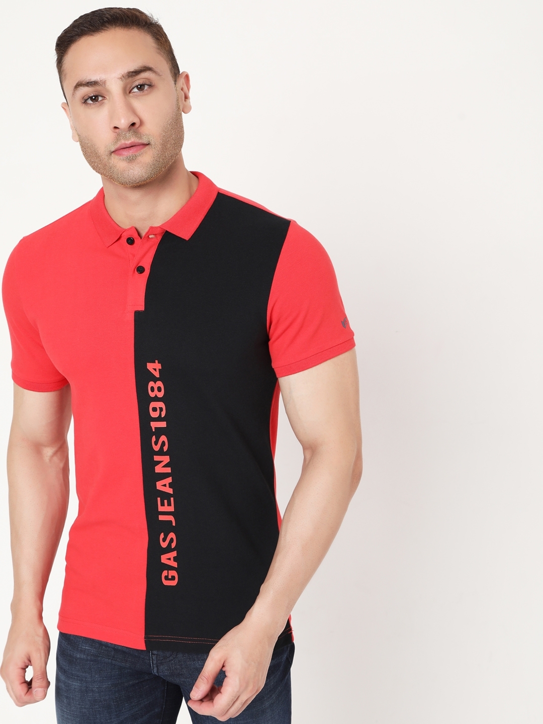 Ralph Colourblock Slim Fit Polo T-shirt with Branding