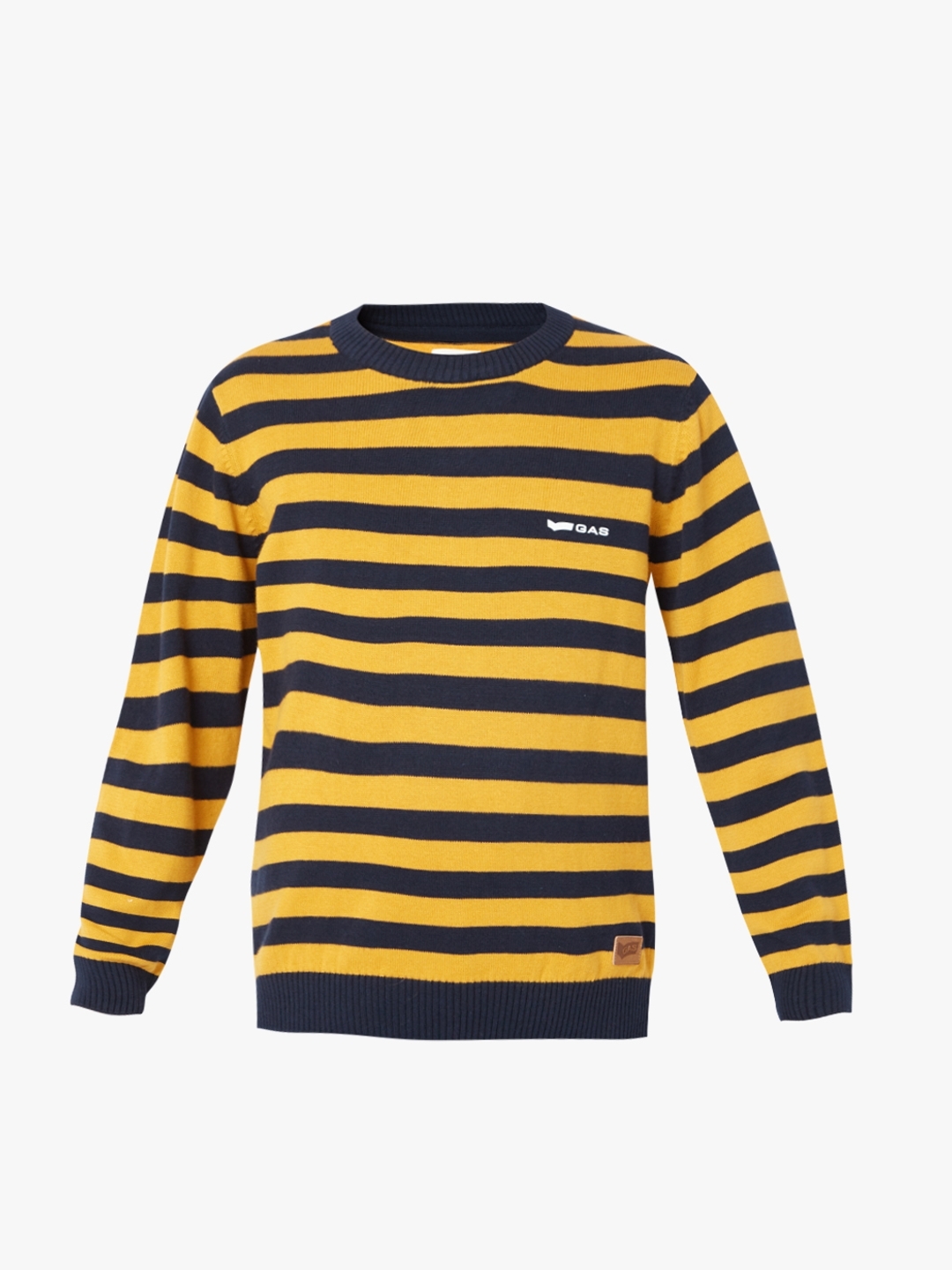 Striped Crew-Neck Sweater