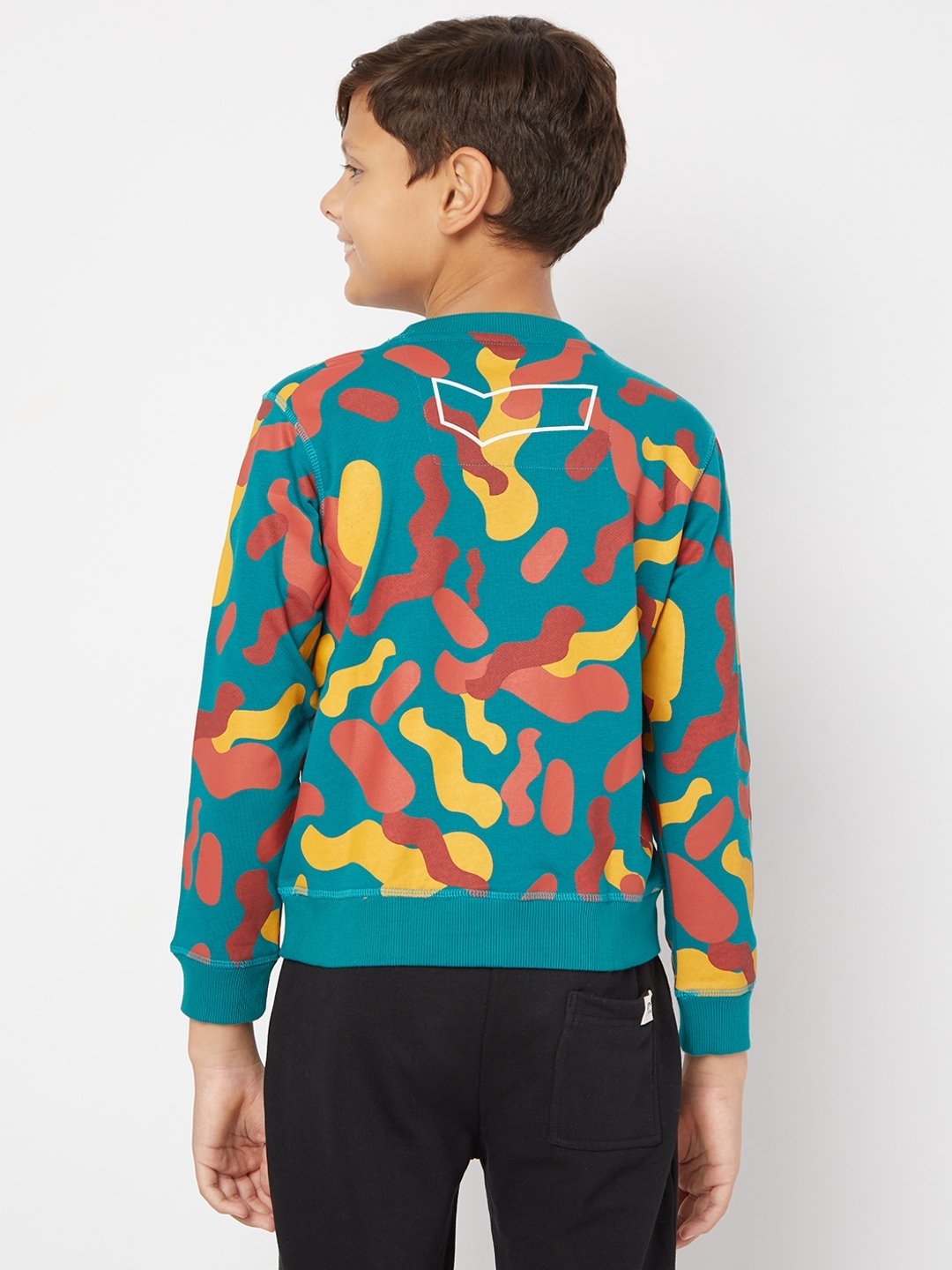 Devin Printed Crew-Neck Sweatshirt