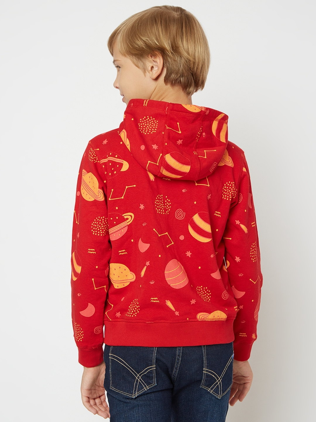 Sven Printed Hoodie with Kangaroo Pocket