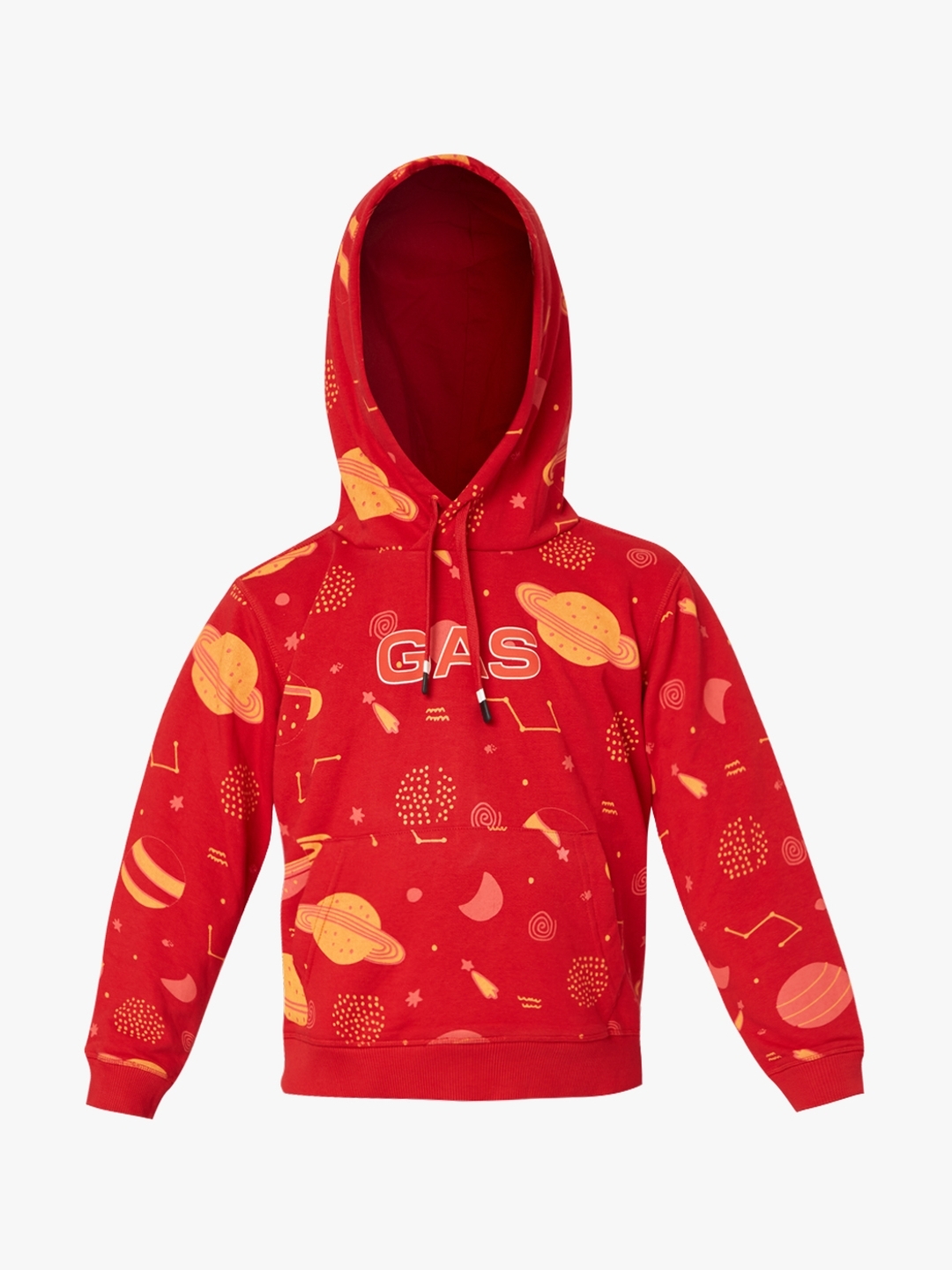 Sven Printed Hoodie with Kangaroo Pocket