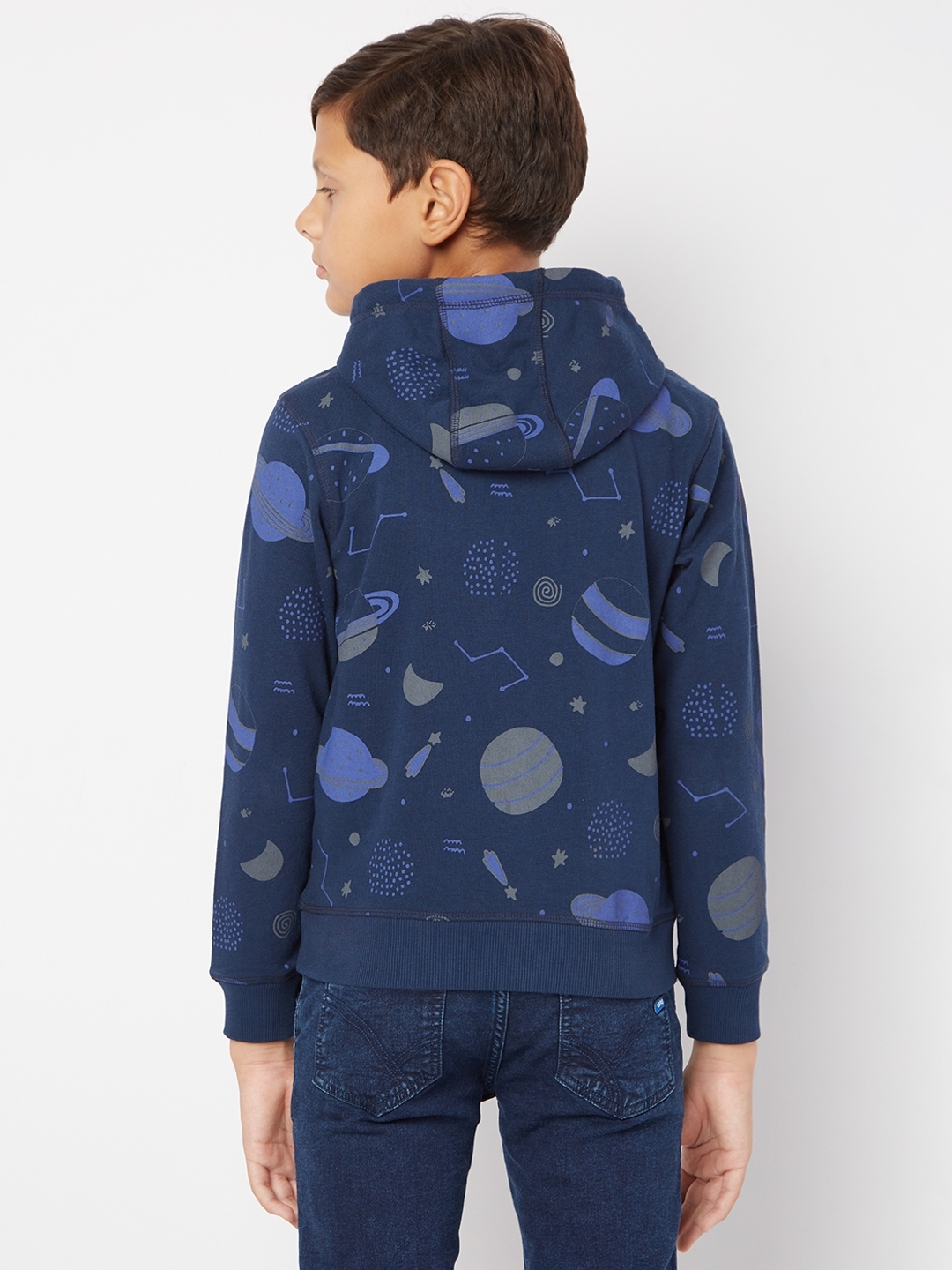 Sven Printed Hoodie with Kangaroo Pocket