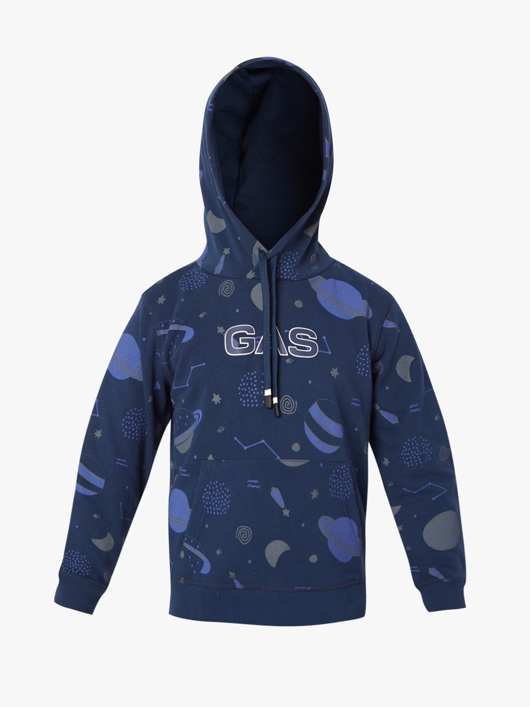 Sven Printed Hoodie with Kangaroo Pocket