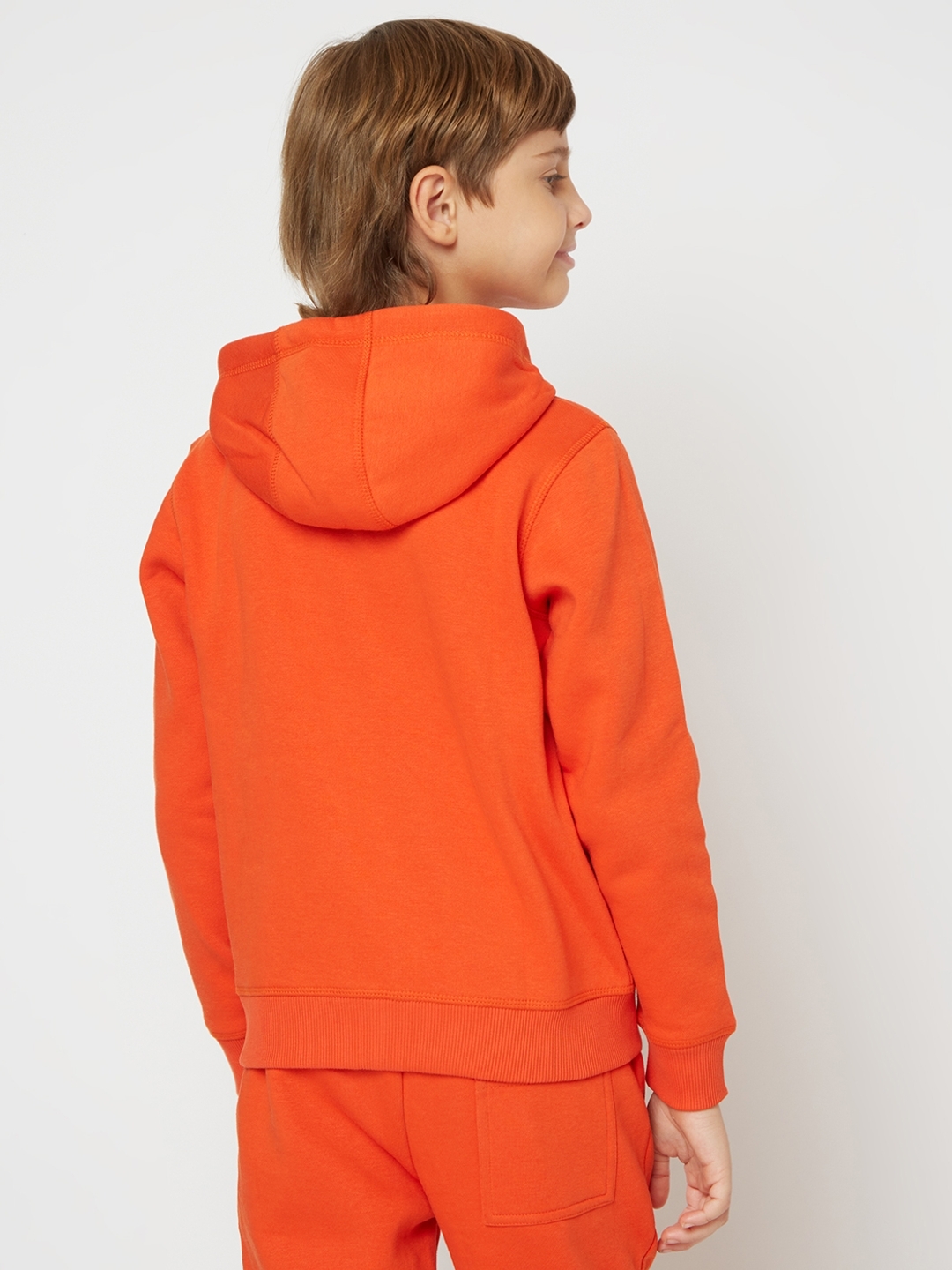 Sven Logo Print Zip-Front Hoodie