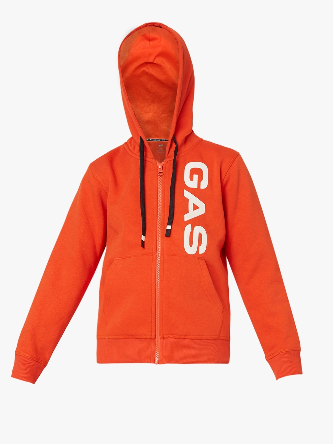 Sven Logo Print Zip-Front Hoodie