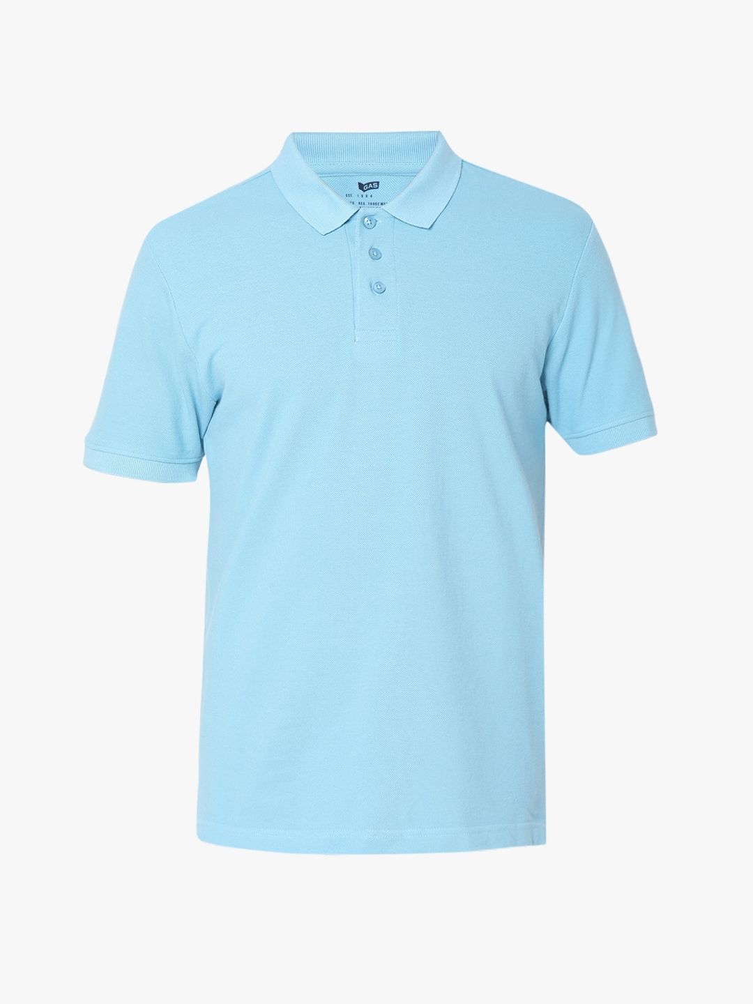 Ralph Sky Blue Cotton Polo T-shirt
