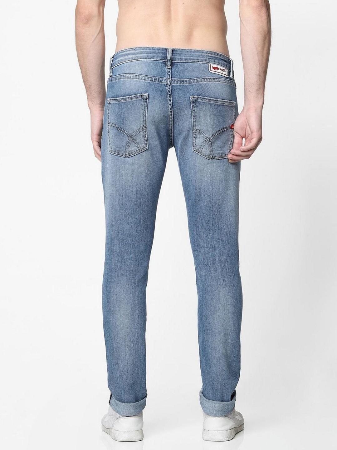 Men's Norton Carrot Fit Blue Jeans