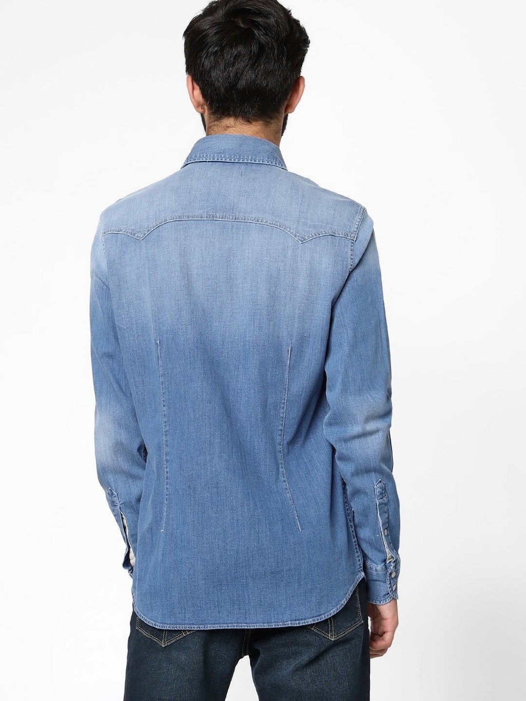 Kant X Tape Lightly Washed Slim Fit Shirt