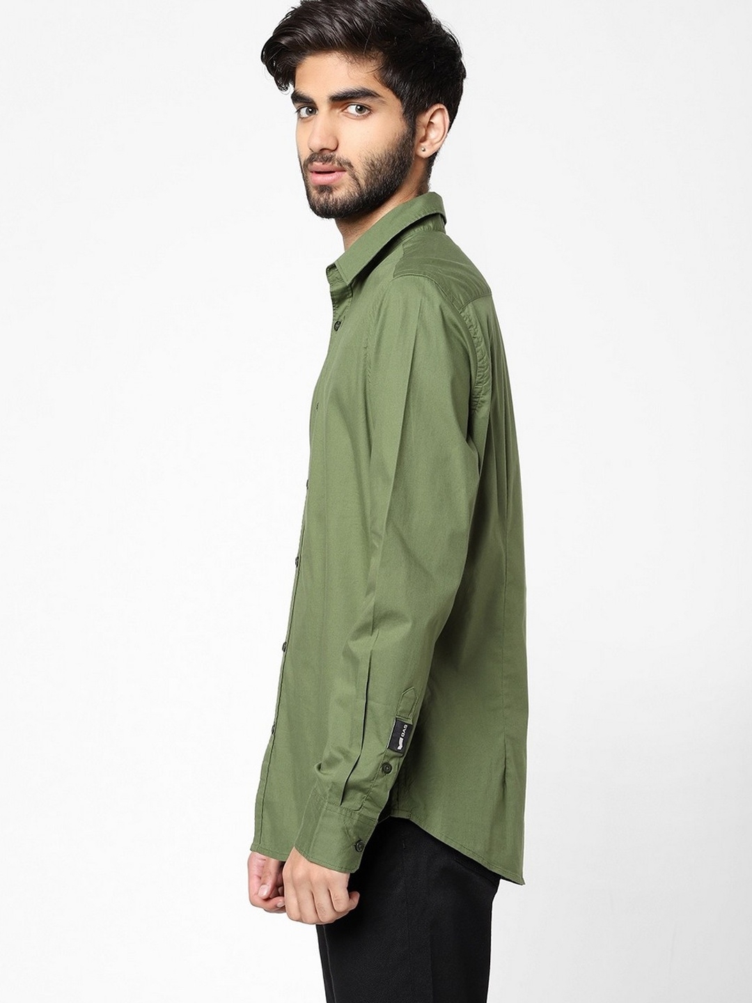 Andrew Slim Fit Shirt with Spread Collar