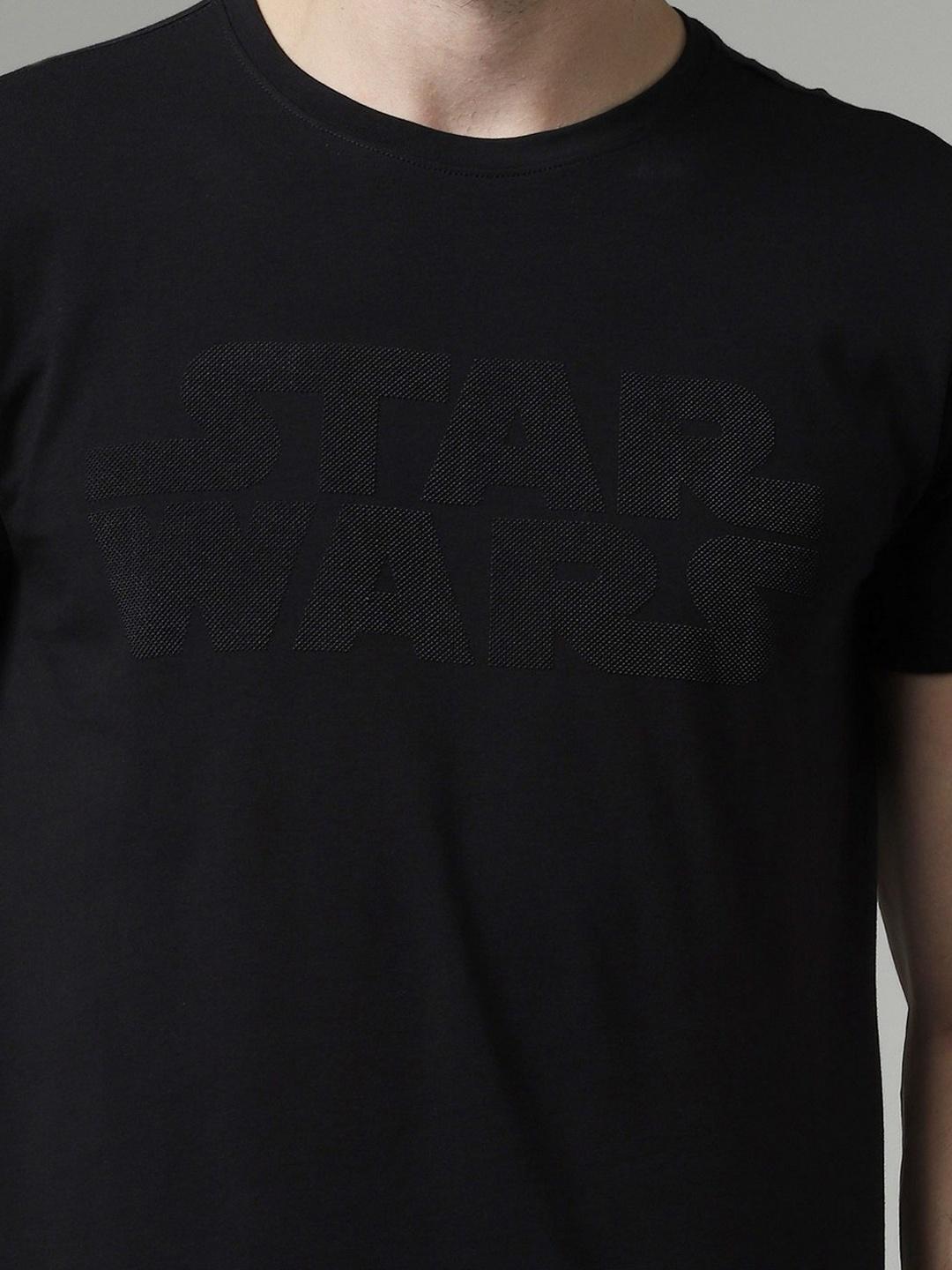 Star Wars Print Slim Fit Crew-Neck T-shirt