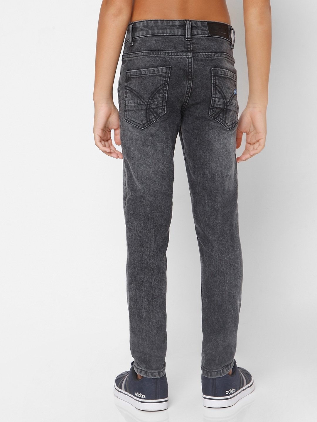 Buy Blue Mid Rise Clark Straight Jeans for Boys Online at Jack&Jones Junior  |212565601